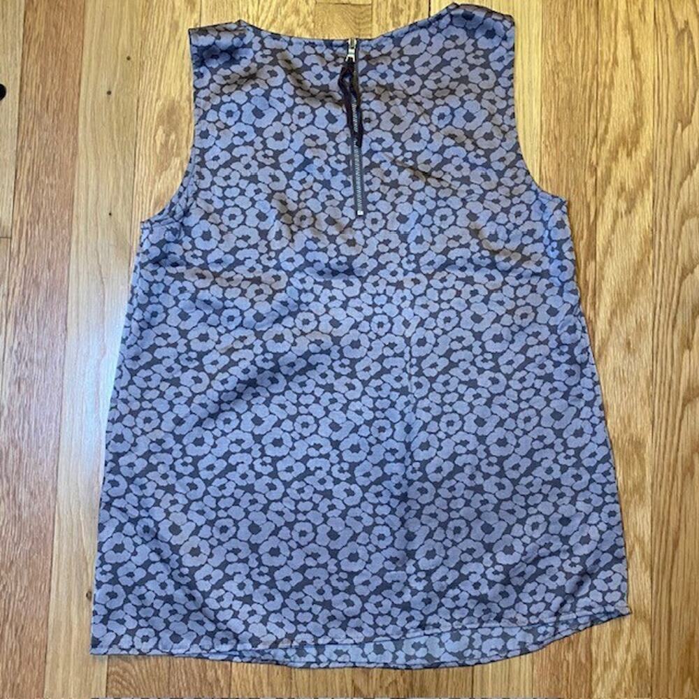 Ann Taylor LOFT Womens Size Small Cami Sleeveless Mauve & Taupe Top Shirt - Picture 3 of 9